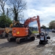Modern commercial construction machinery fleet ready for site dispatch by DCM Hire, a professional plant hire company in Dublin.